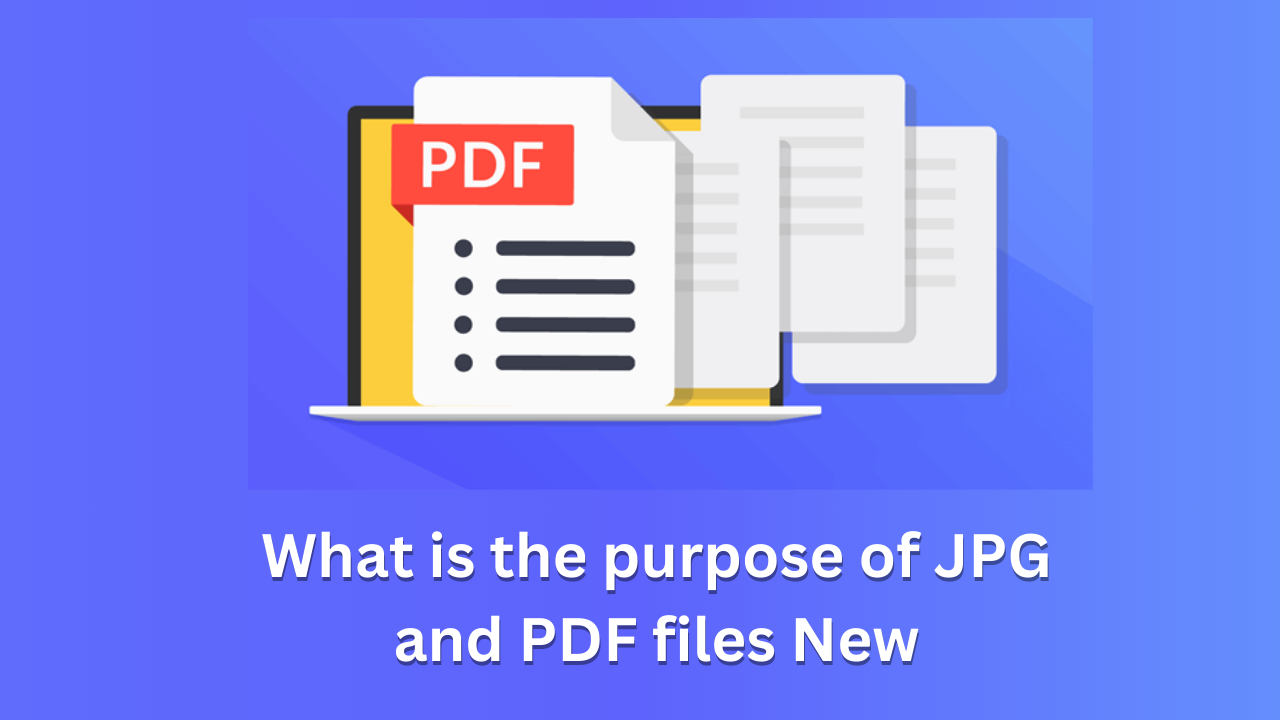 JPG and PDF files
