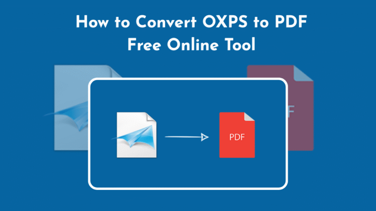 Convert OXPS to PDF