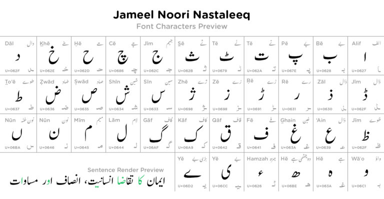 Jameel Noori Nastaleeq